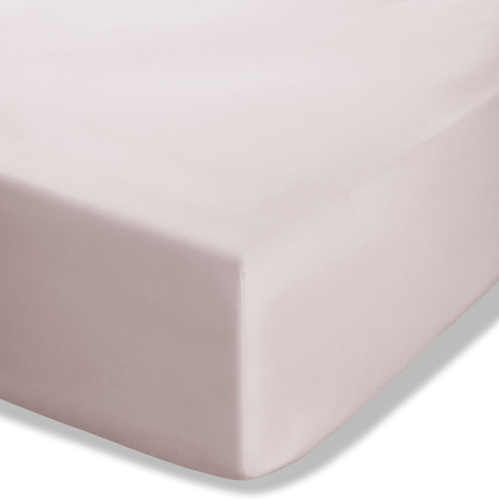 Világos rózsaszín gumis perkál lepedő 90x190 cm Easy Iron Percale – Catherine Lansfield