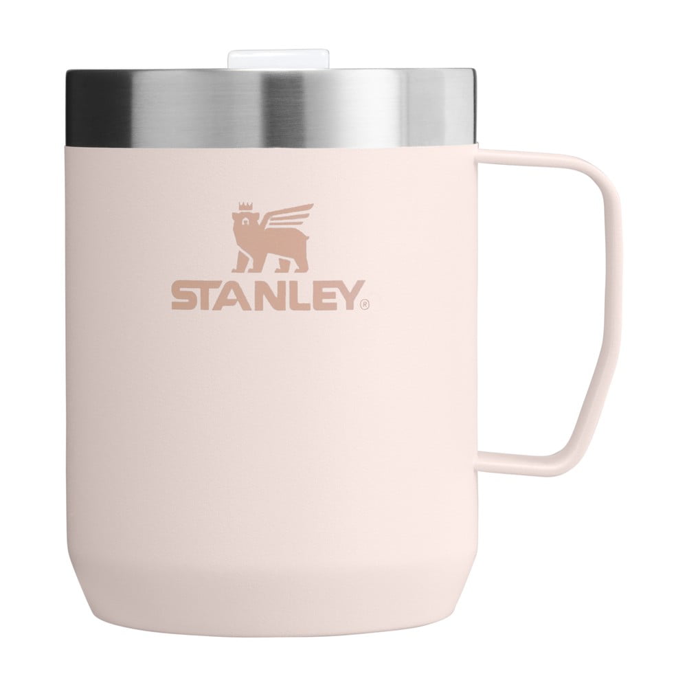 Világos rózsaszín rozsdamentes acél termobögre 230 ml Stay-Hot Camp Mug Rose Quartz – Stanley