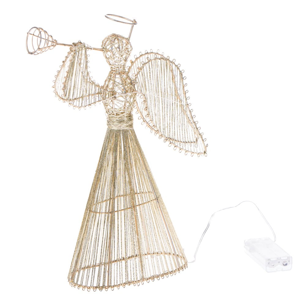 Aranyszínű elemmel működő fénydekoráció Angel – Dakls