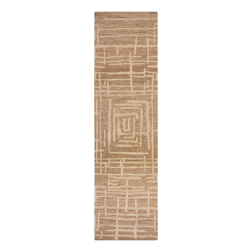Bézs futószőnyeg 80x300 cm Elliot – Flair Rugs