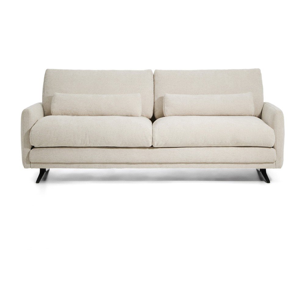 Bézs zsenília kanapé 210 cm Veliro – Kave Home