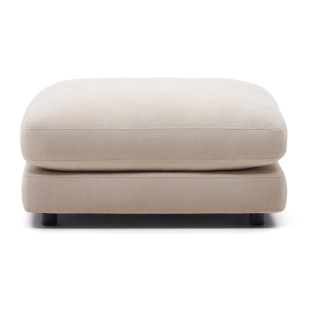 Bézs zsenília lábtartó Gala – Kave Home