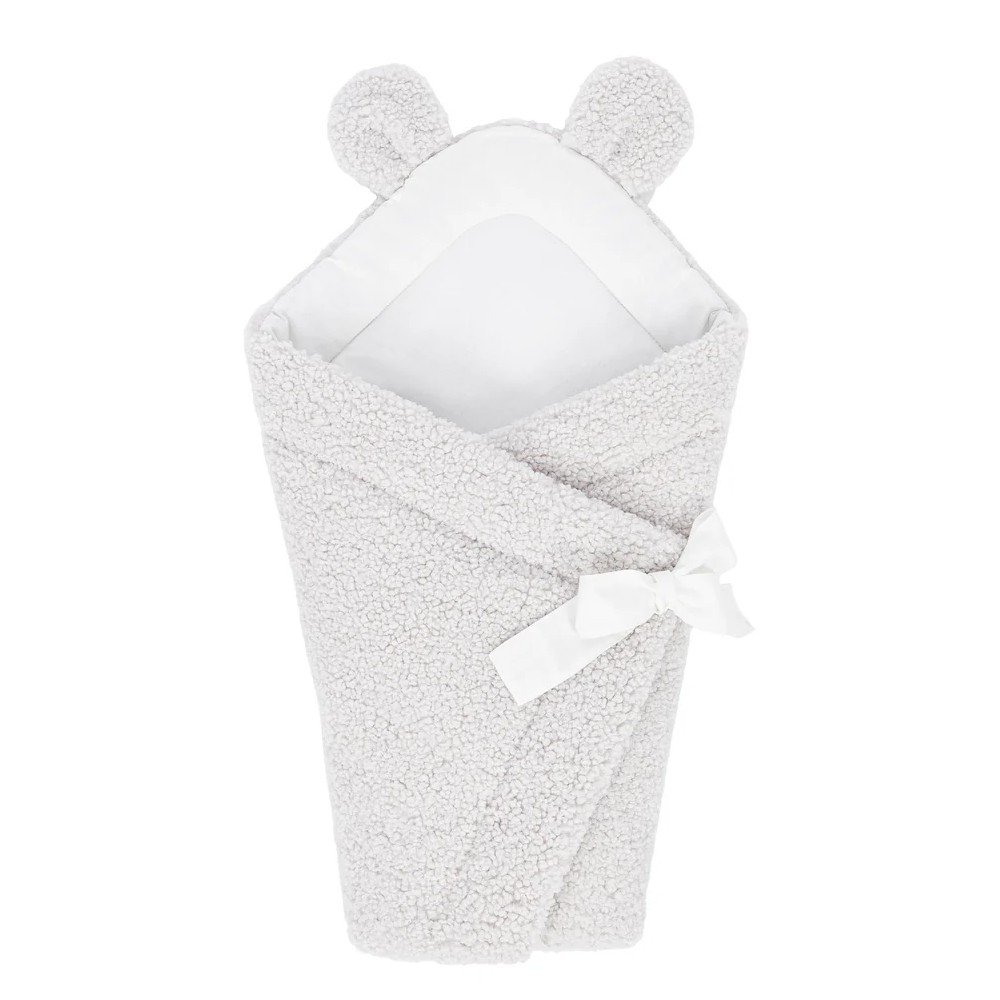 Elefántcsont színű sherpa babapólya 35x65 cm – Meowbaby