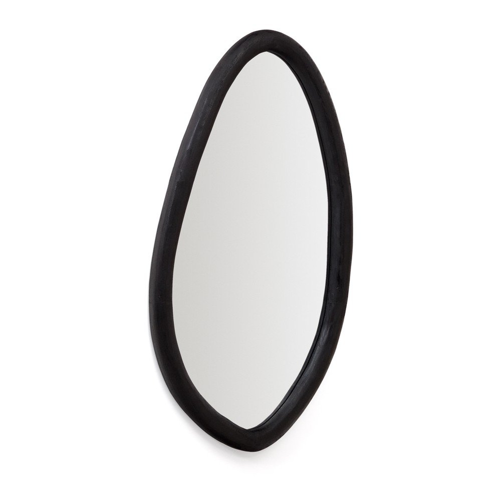 Fali tükör tömörfa kerettel 60x110 cm Magrit – Kave Home