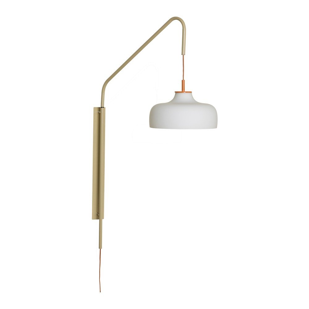 Fehér-bézs konnektorhoz csatlakoztatható fali lámpa ø 29 cm Current – Hübsch