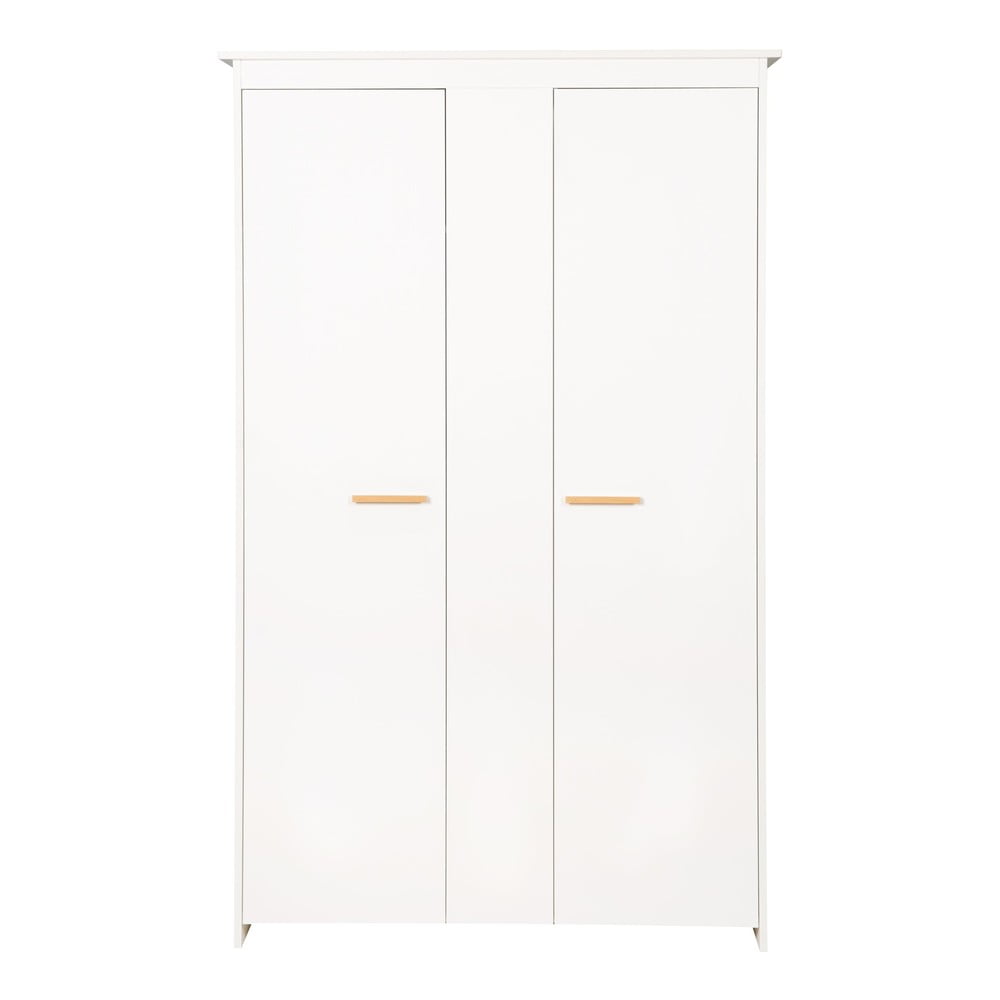 Fehér gyerek ruhásszekrény 119x190x52 cm Anton – Roba