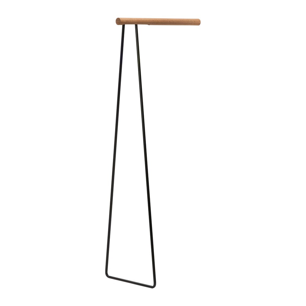 Fekete acél ruhatartó állvány 65x150x45 cm – LIND DNA