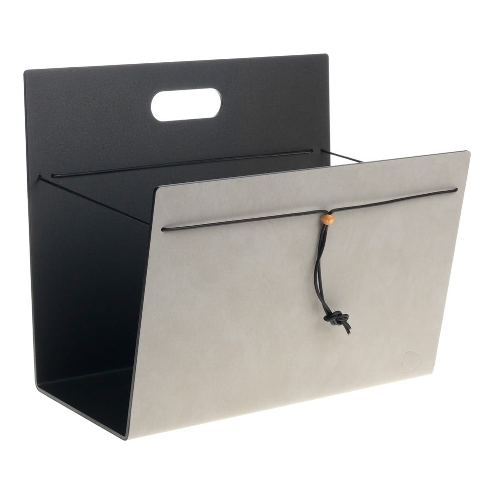 Fém-öko bőr újságtartó állvány Nupo L – LIND DNA