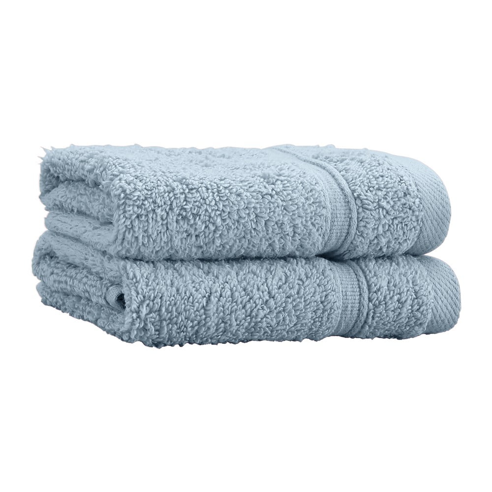 Kék frottír pamut törölköző szett 2 db-os 30x30 cm Zero Twist – Catherine Lansfield