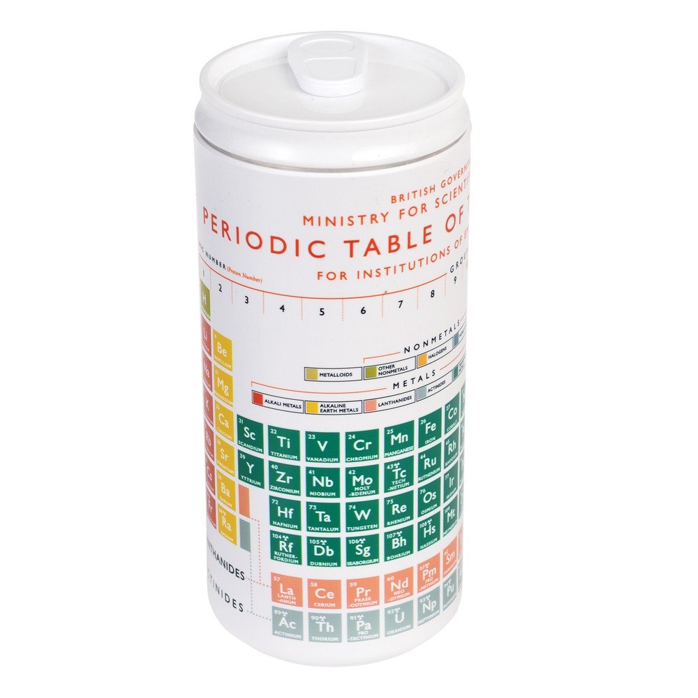 Krémszínű bioplast gyerek ivópalack 330 ml Periodic Table – Rex London