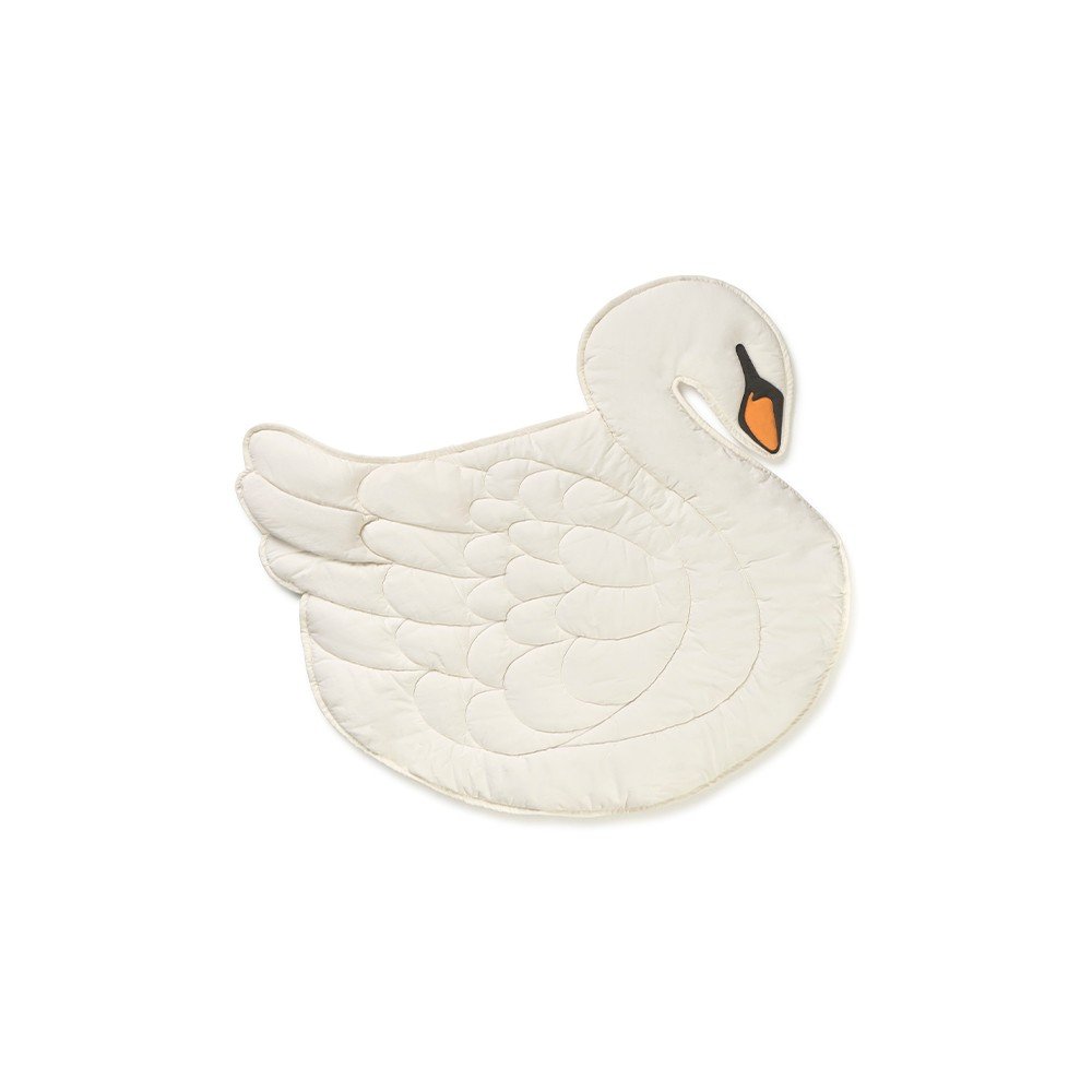 Krémszínű játszószőnyeg 100x110 cm Swan – Lorena Canals