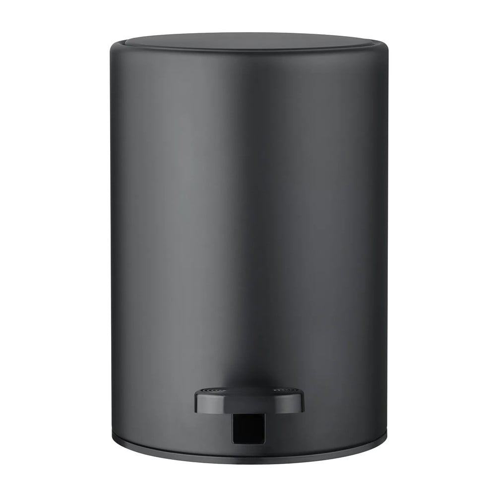 Matt fekete acél pedálos szemetes 3 l Modo – Blomus