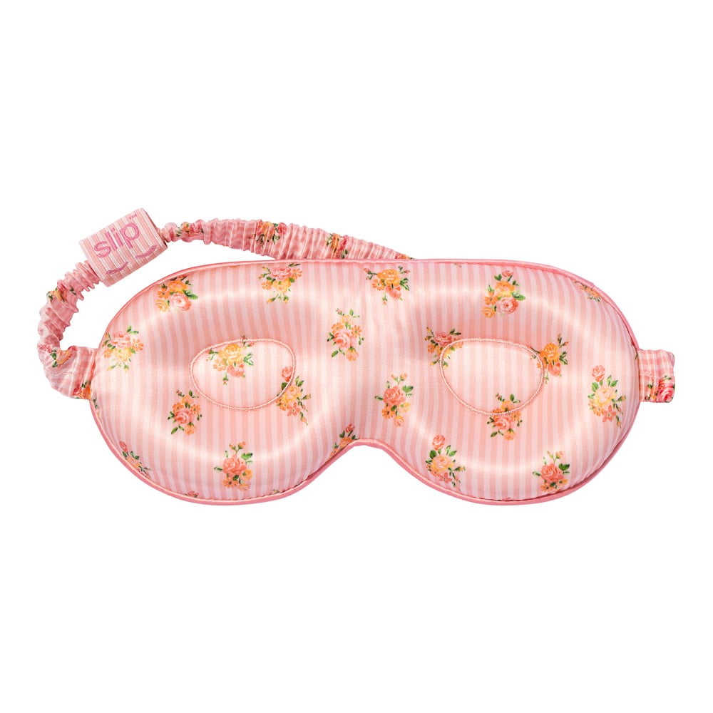 Narancssárga-rózsaszín selyem alvómaszk Contour Petal – slip