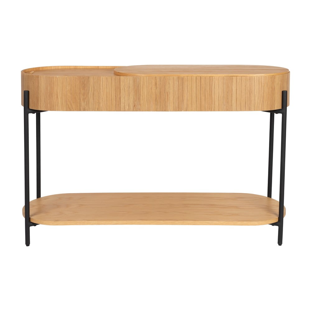 Natúr színű konzolasztal 36x120 cm Slides – Zuiver