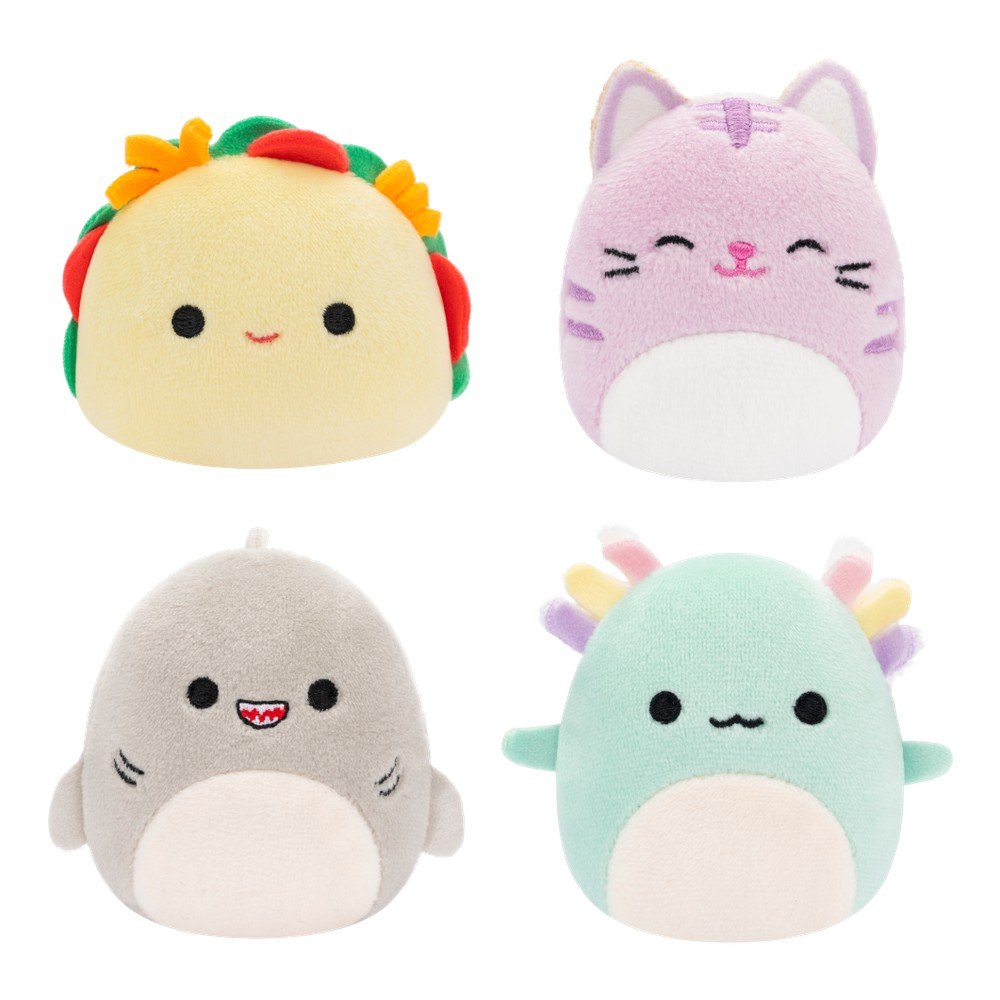 Plüssjáték szett 4 db-os Micromallows 4Pack – SQUISHMALLOWS