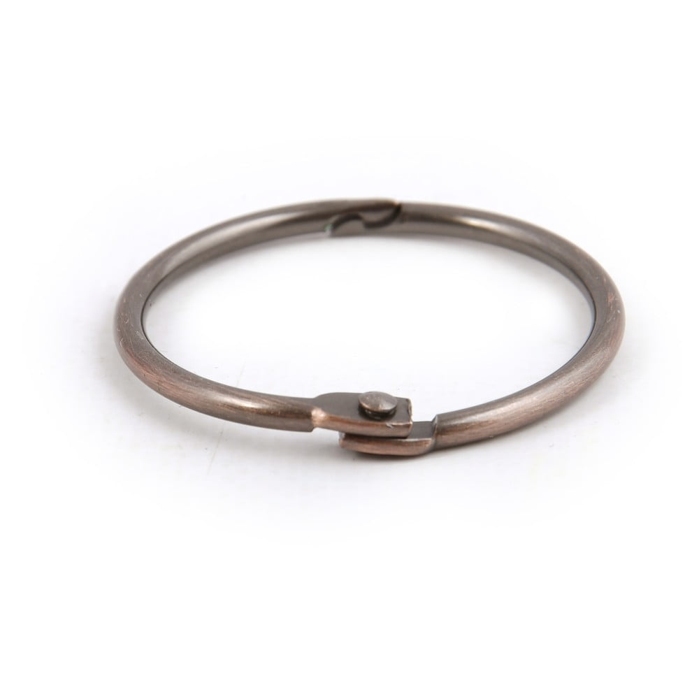 Rézszínű zuhanyfüggöny karika szett 12 db-os Ringo Small – Spirella