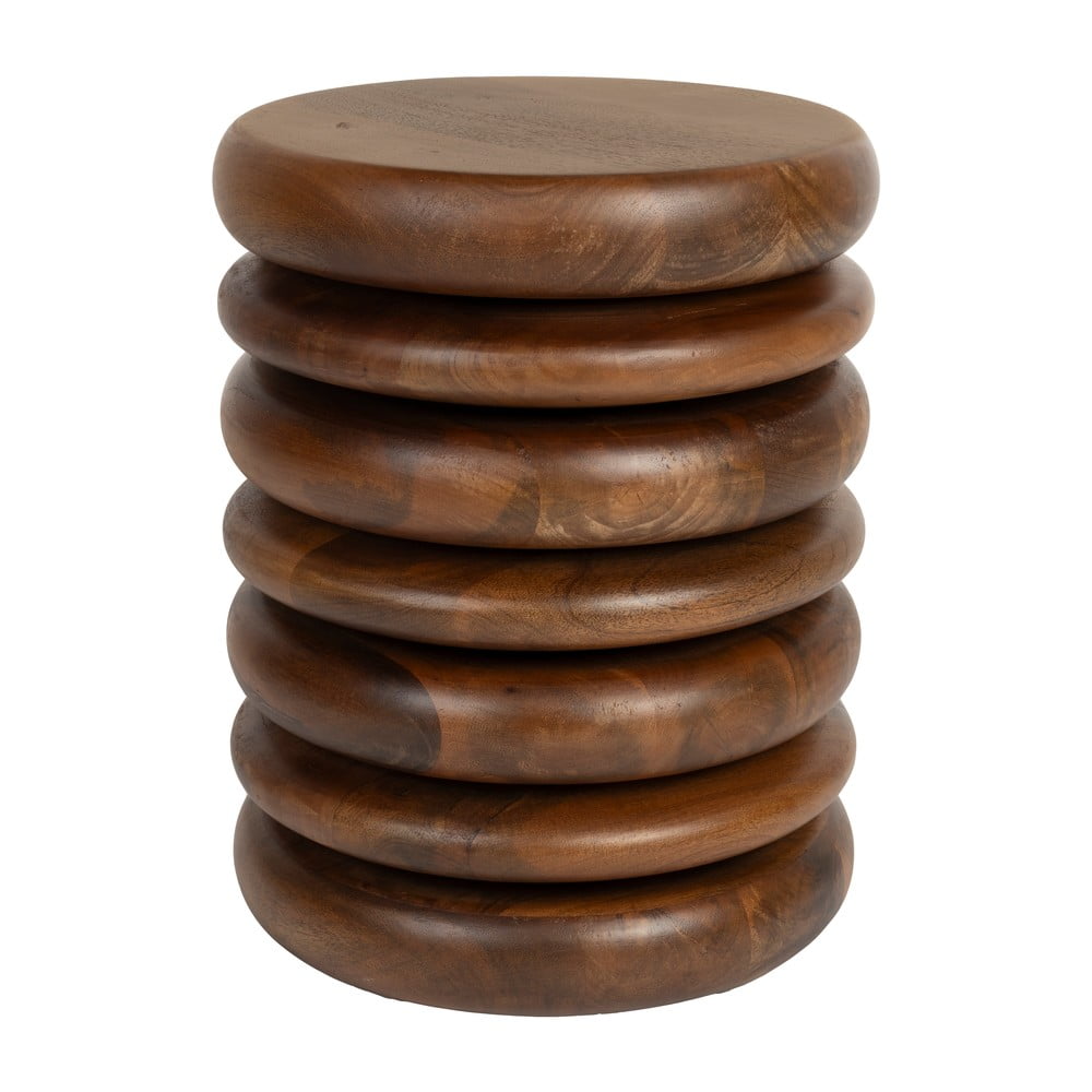 Sötét natúr színű ülőke Disc – Zuiver