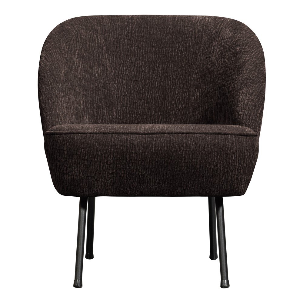 Sötétbarna zsenília fotel Vogue – WOOOD