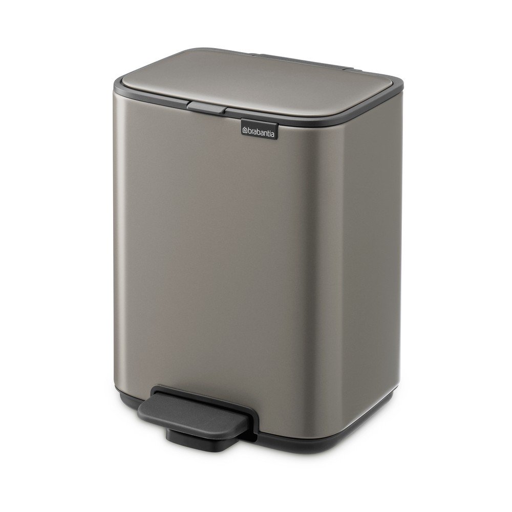 Szürke acél pedálos szemetes 4 l Bo – Brabantia