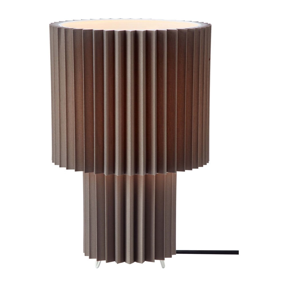 Szürke asztali lámpa textil búrával (magasság 32 cm) Catis – Markslöjd