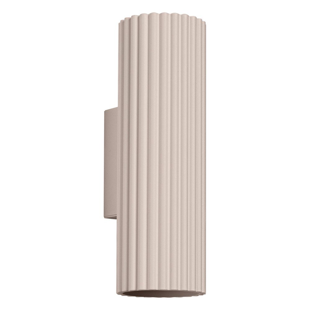 Szürkésbarna fém fali lámpa ø 6