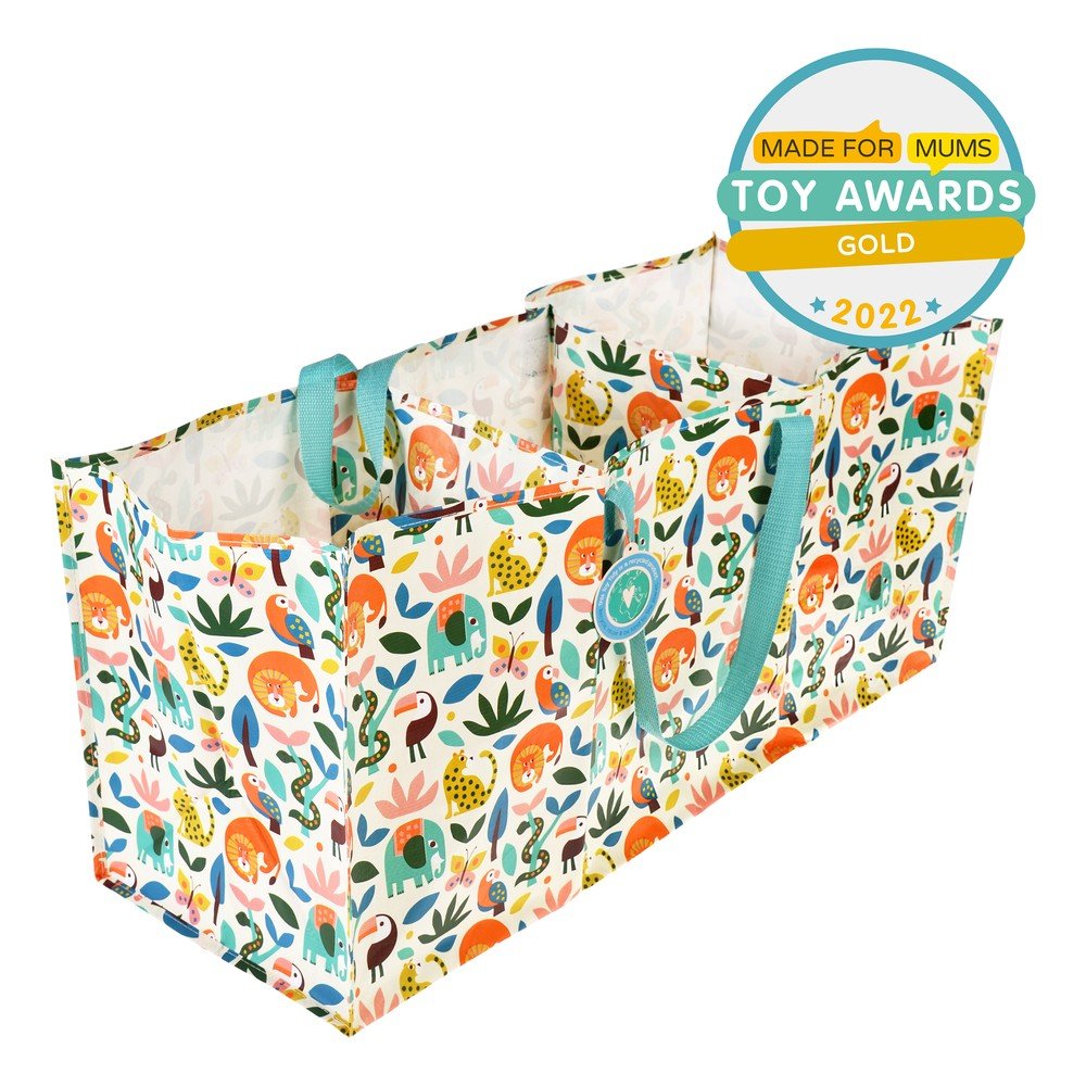 Újrahasznosított műanyag szelektív táska 3x23 l Wild Wonders – Rex London