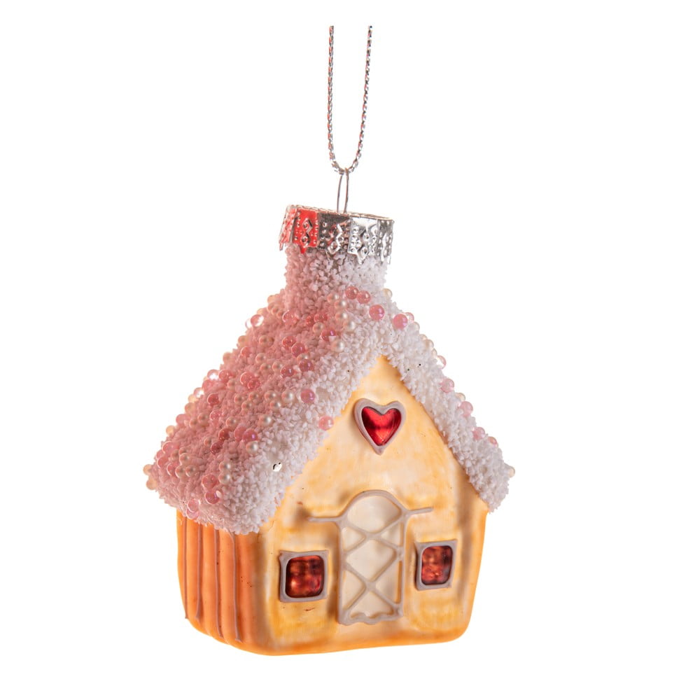Üveg karácsonyfadísz 7 cm House – Dakls