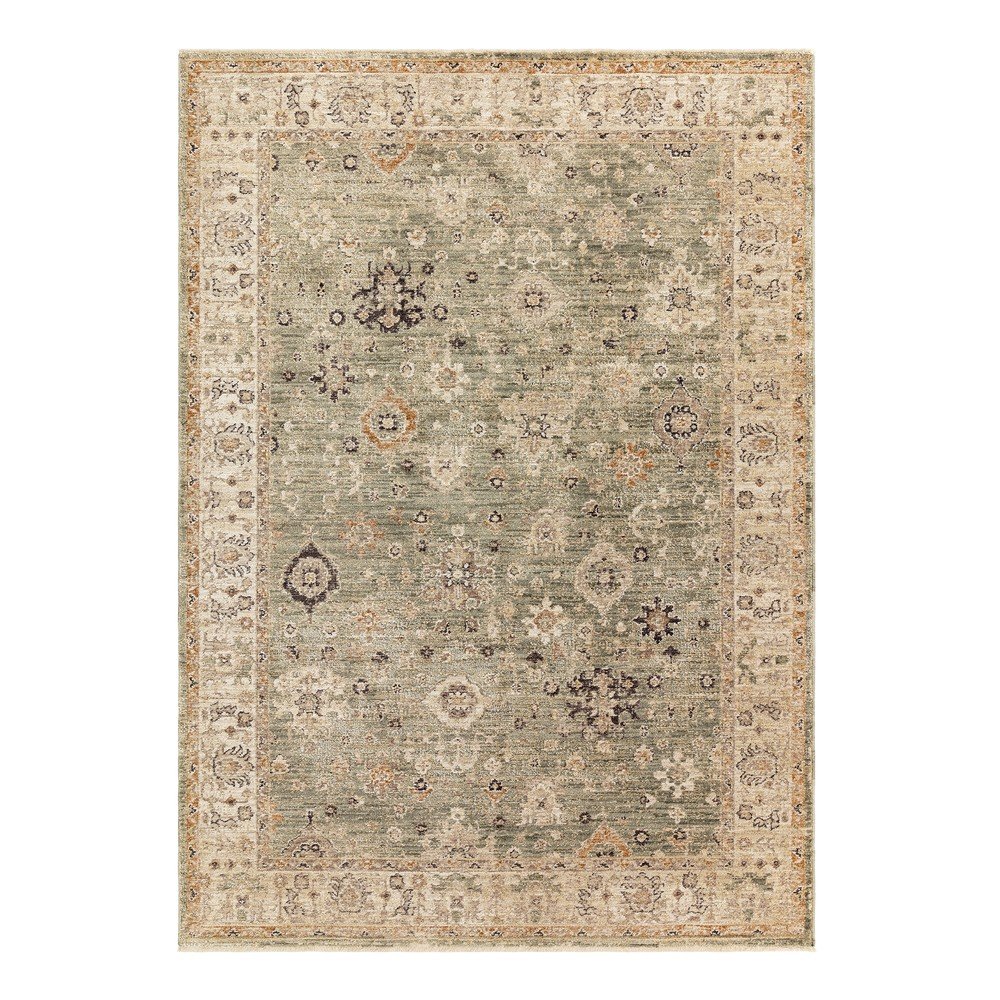 Zöld-bézs kézi szövésű szőnyeg 160x240 cm Heriz Ornate – Asiatic Carpets
