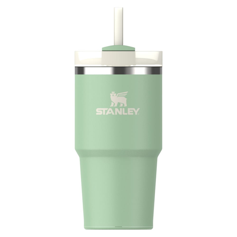 Zsályaszínű rozsdamentes acél termosz szívószállal 600 ml Quencher H2.0 FlowState Tumbler Pistachio – Stanley