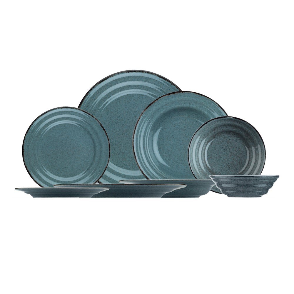 Basis 24 db-os türkiz porcelán étkészlet - Kütahya Porselen