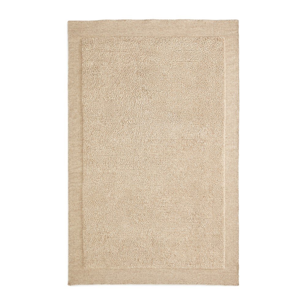 Bézs kézi szövésű gyapjú szőnyeg 200x300 cm Marely – Kave Home