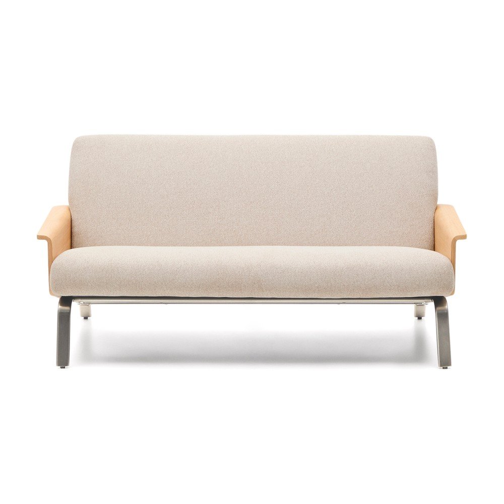 Bézs zsenília kanapé 165 cm Amsen – Kave Home