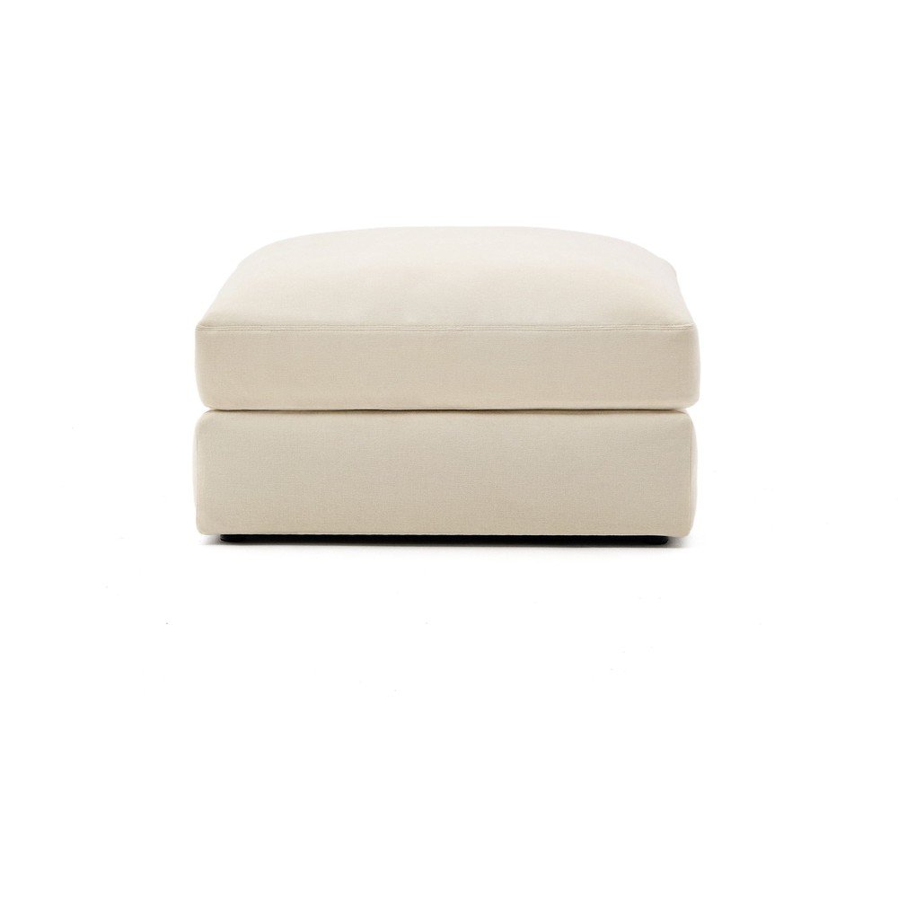 Bézs zsenília lábtartó Alea – Kave Home