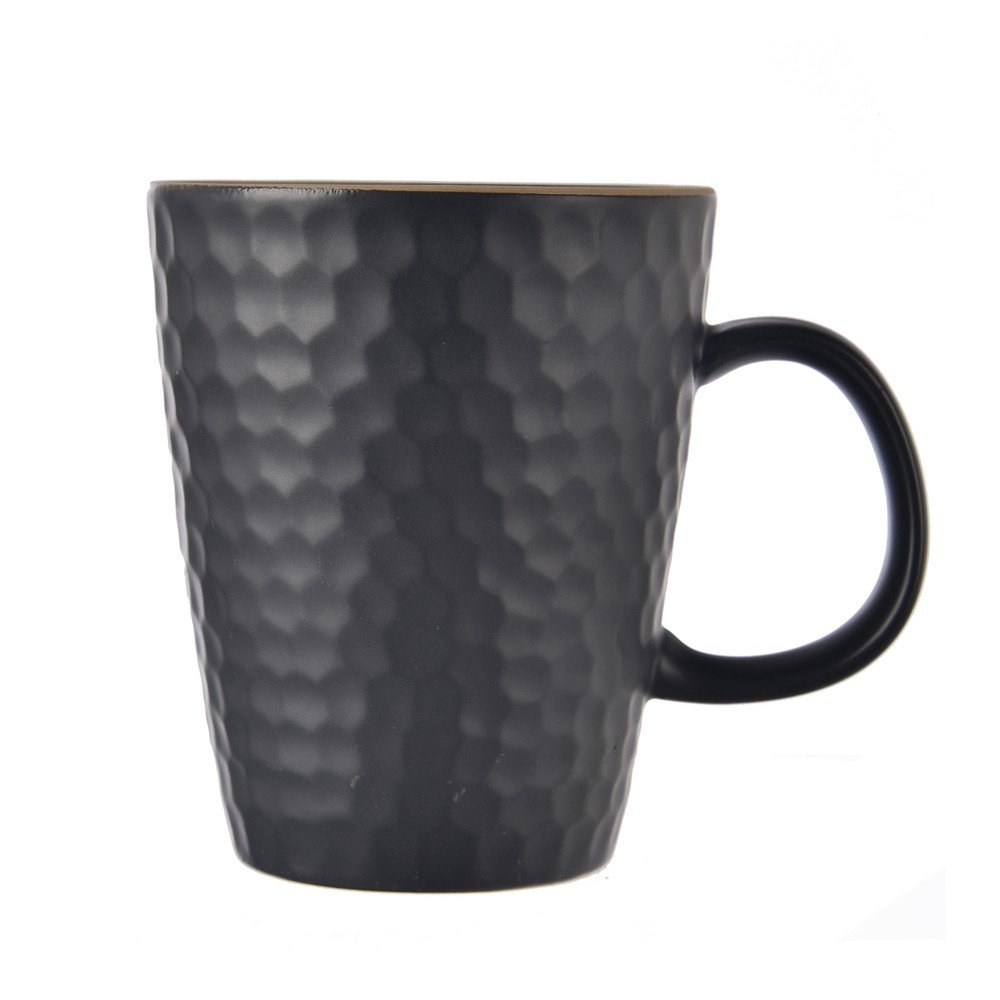 Fekete kerámia bögre 420 ml Tea Time – Orion