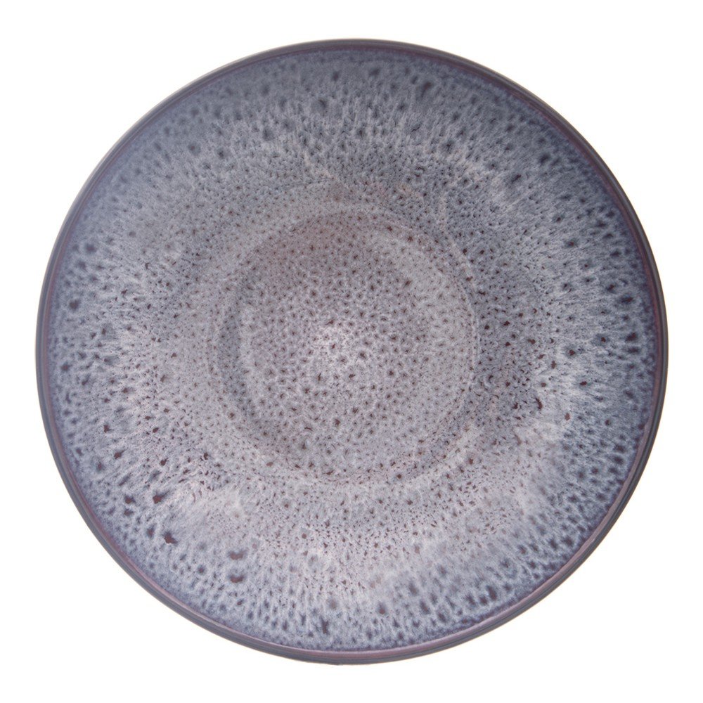 Lila mély kerámia tányér ø 20