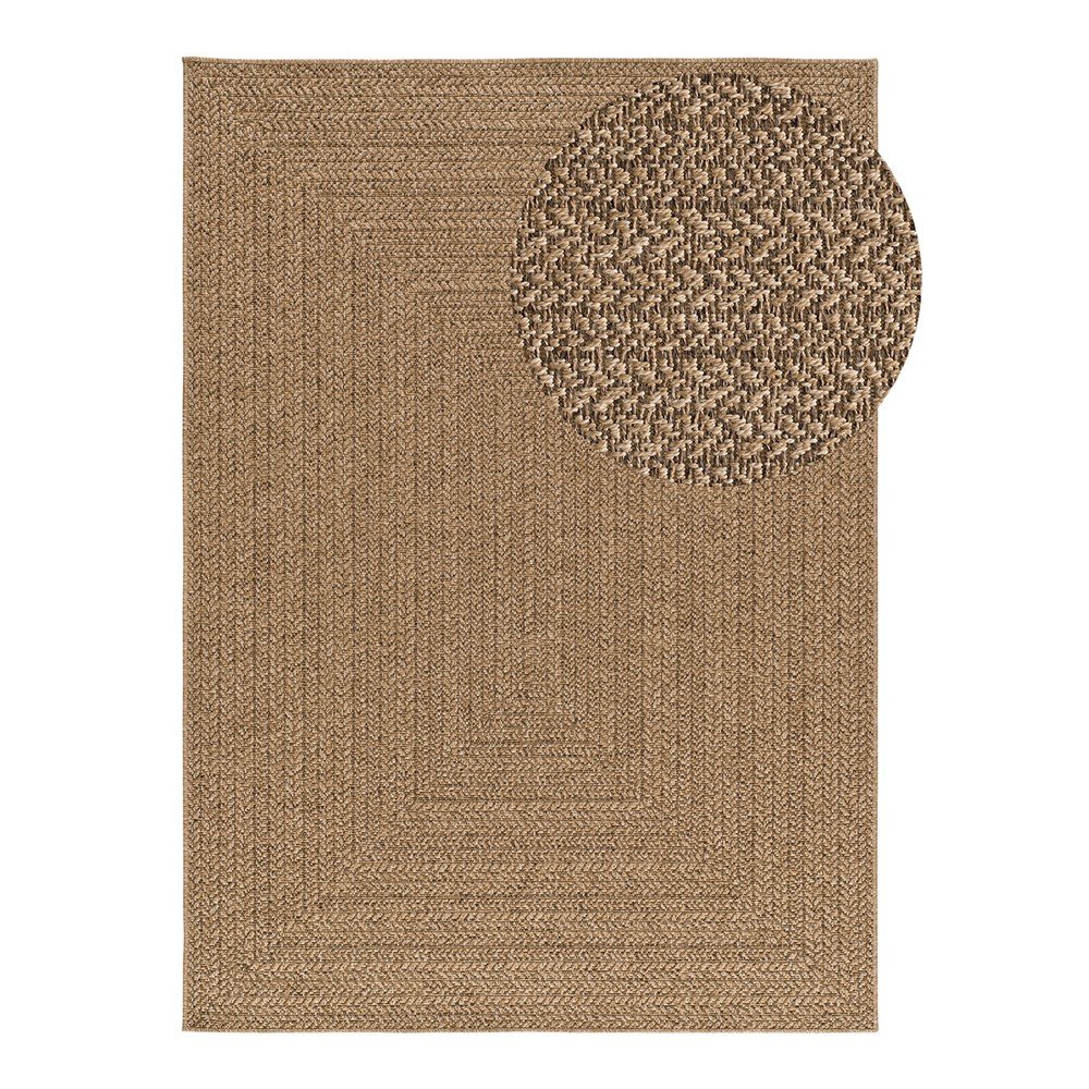 Natúr színű kültéri-beltéri szőnyeg 80x150 cm Acra – Universal