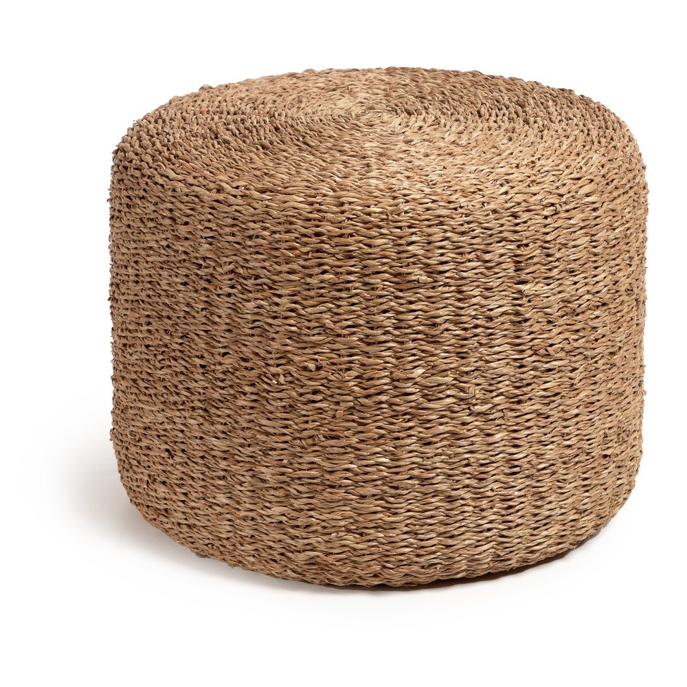 Natúr színű puff Someina – Kave Home