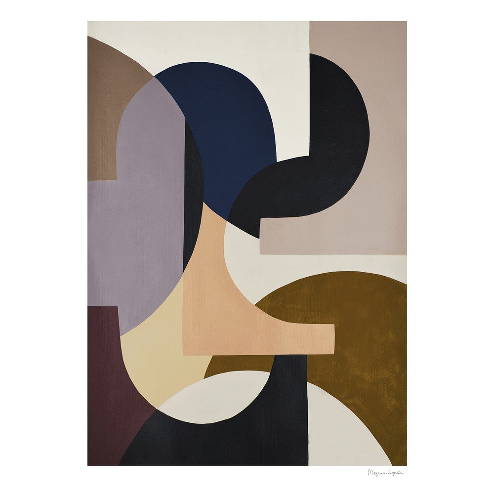 Poszter 50x70 cm Rosa – Berit Mogensen Lopez – The Poster Club