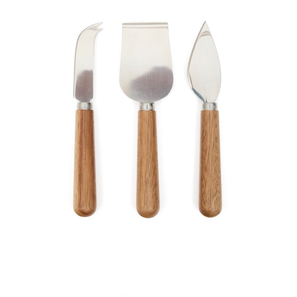 Rozsdamentes acél sajtvágó kés készlet 3 db-os Nukha – Kave Home