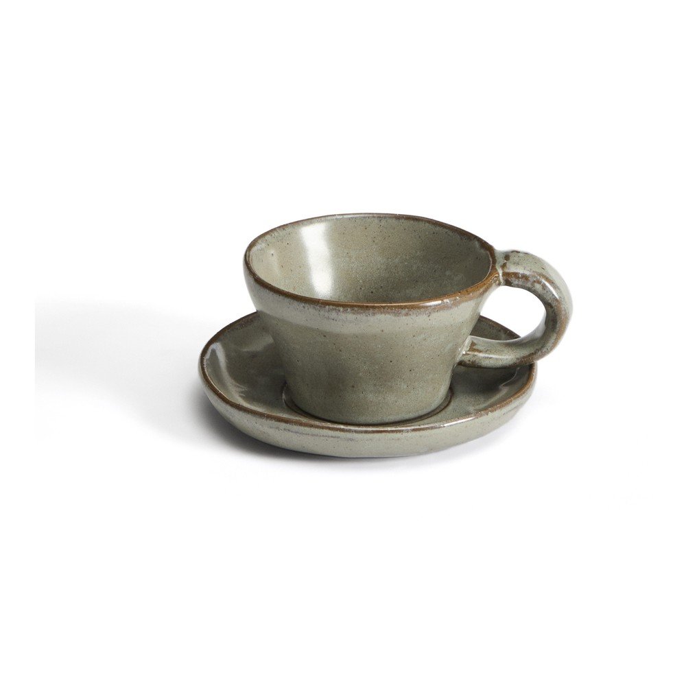 Szürke kerámia csésze Alenia – Kave Home