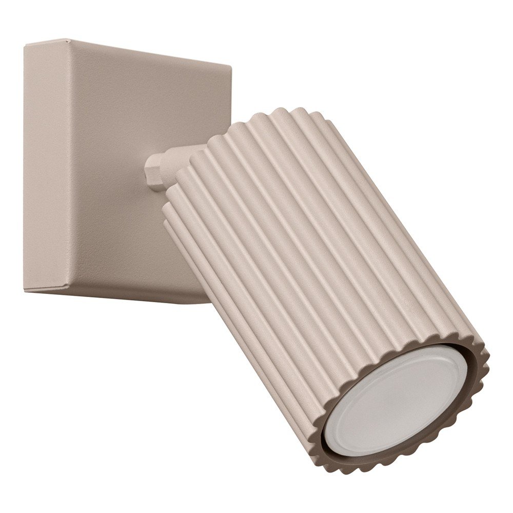 Szürkésbarna fém spotlámpa 8x16 cm Gleam – Sollux