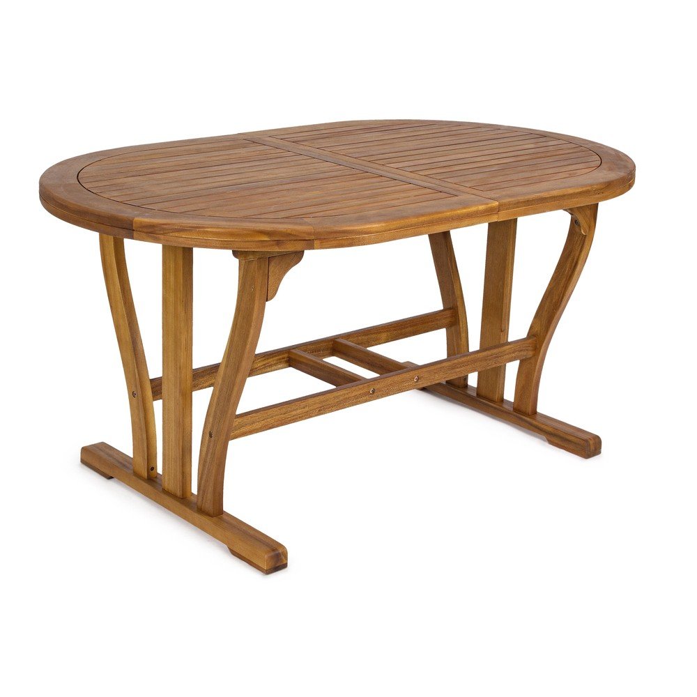 Akácfa kerti étkezőasztal 90x150 cm Noemi  – Bizzotto