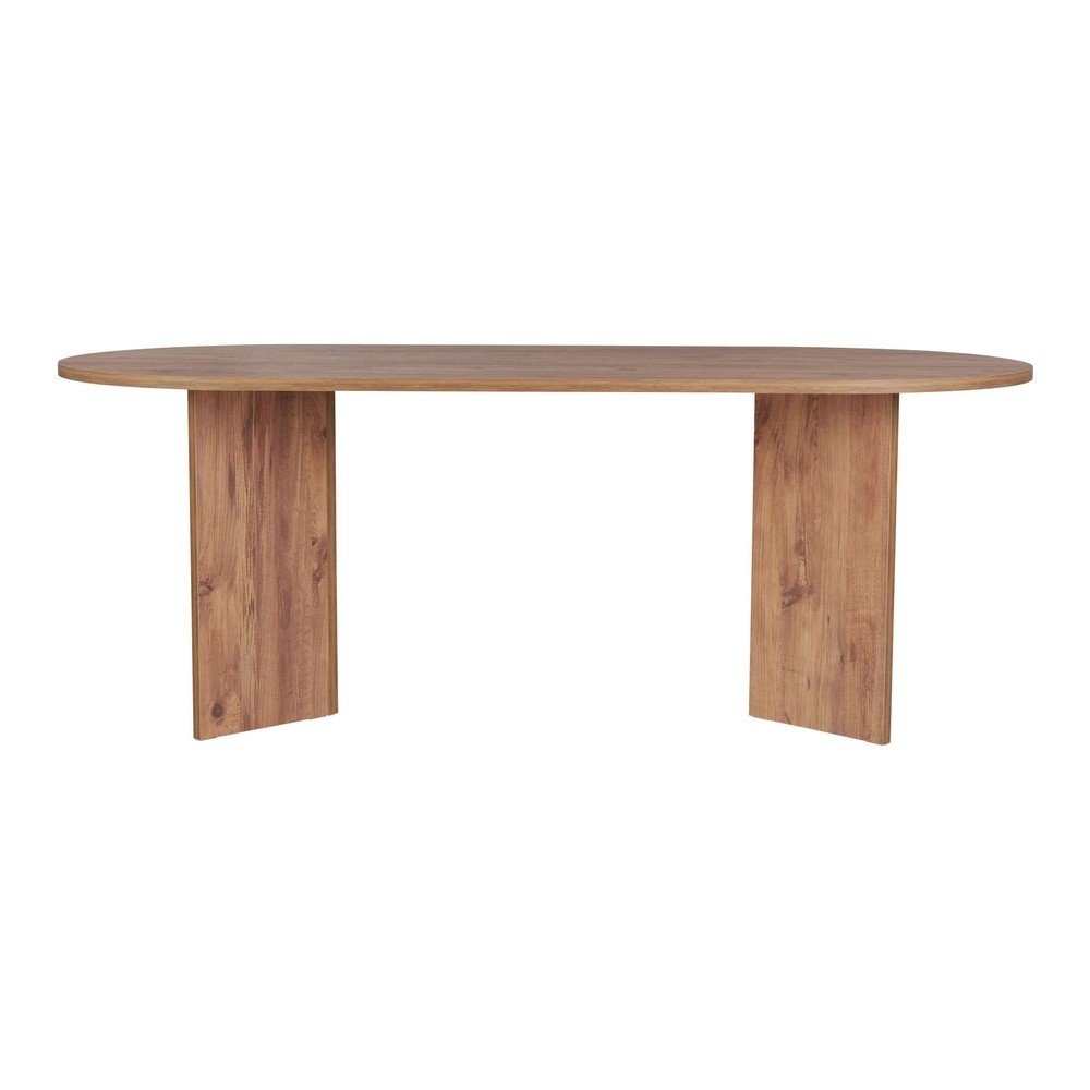 Étkezőasztal borovi fenyő dekorral 90x200 cm Sabella – Kalune Design