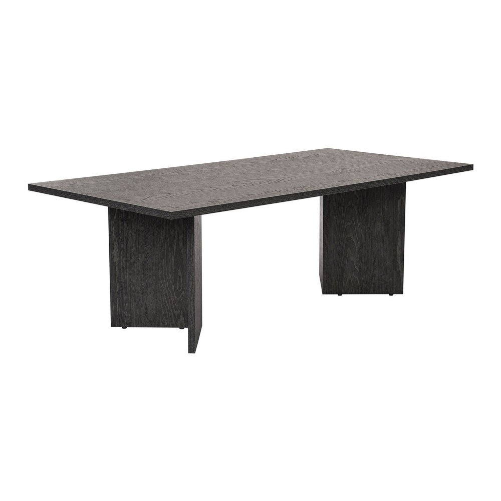 Fekete matt dohányzóasztal 60x119 cm Sabin – Kalune Design