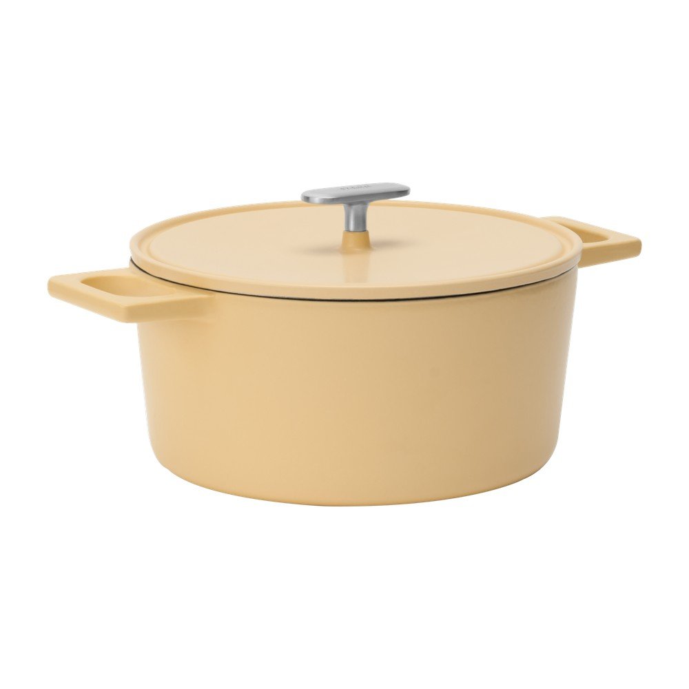 Indukciós tűzhelyhez alkalmas öntöttvas lábas fedővel 5