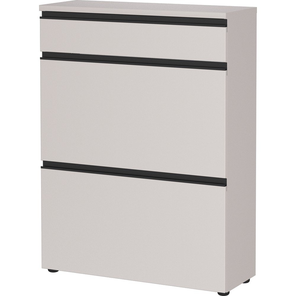 Krémszínű cipőtartó 80x107x29 cm Baldone – Germania