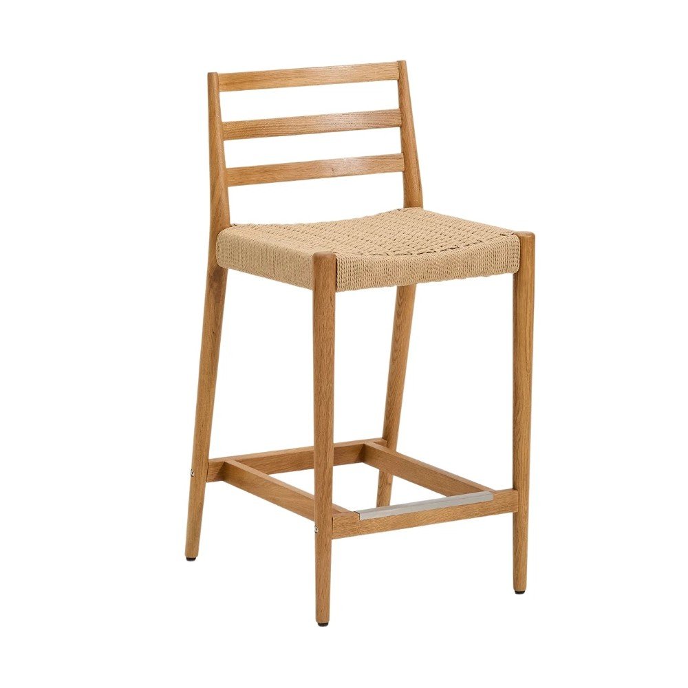 Natúr színű tölgyfa bárszék (ülésmagasság 65 cm) Analy – Kave Home