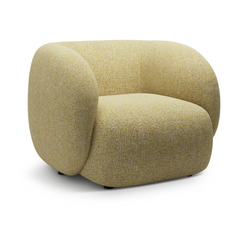 Sárga fotel Kate – Micadoni