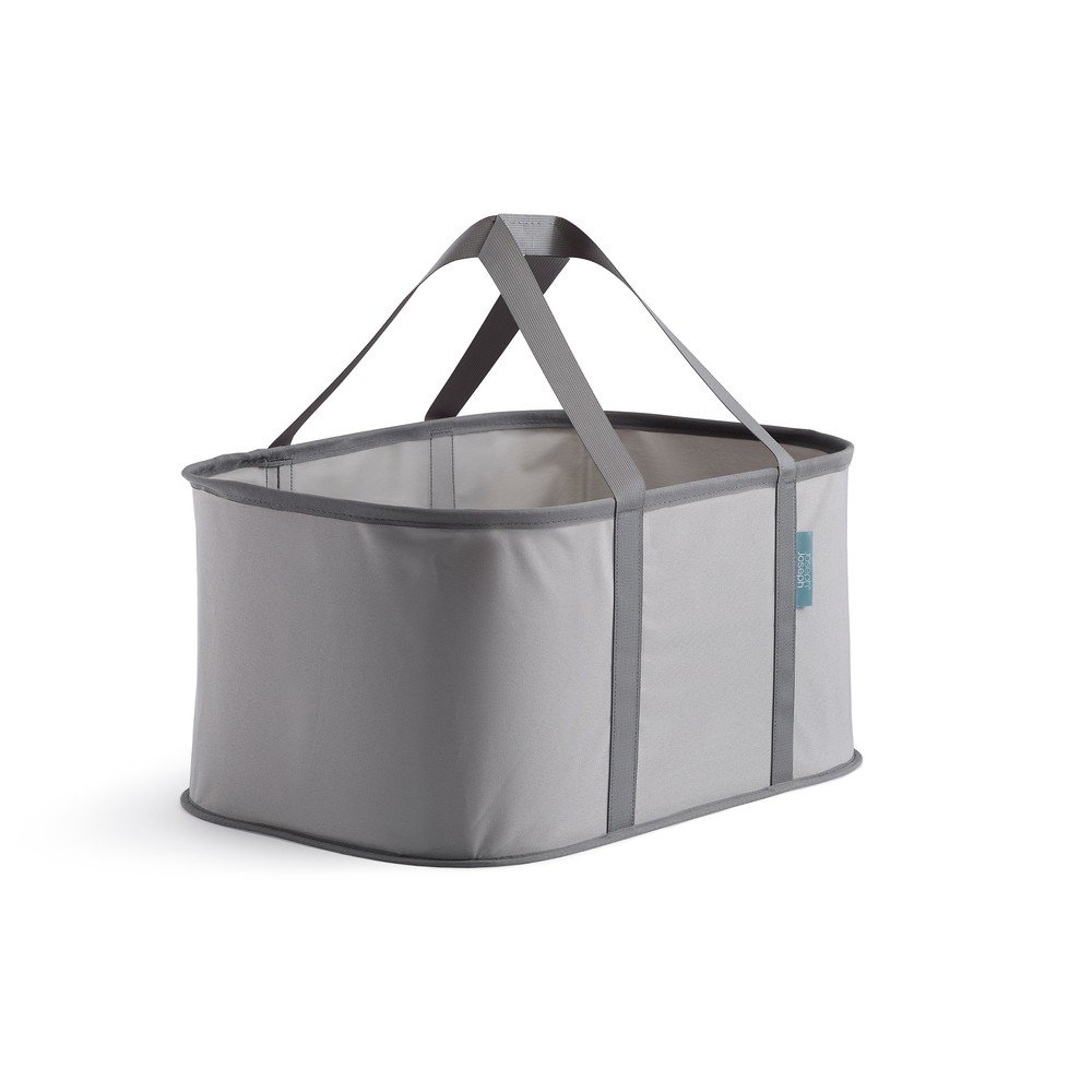 Szürke textil összecsukható szennyeskosár 35 l Duo – Joseph Joseph