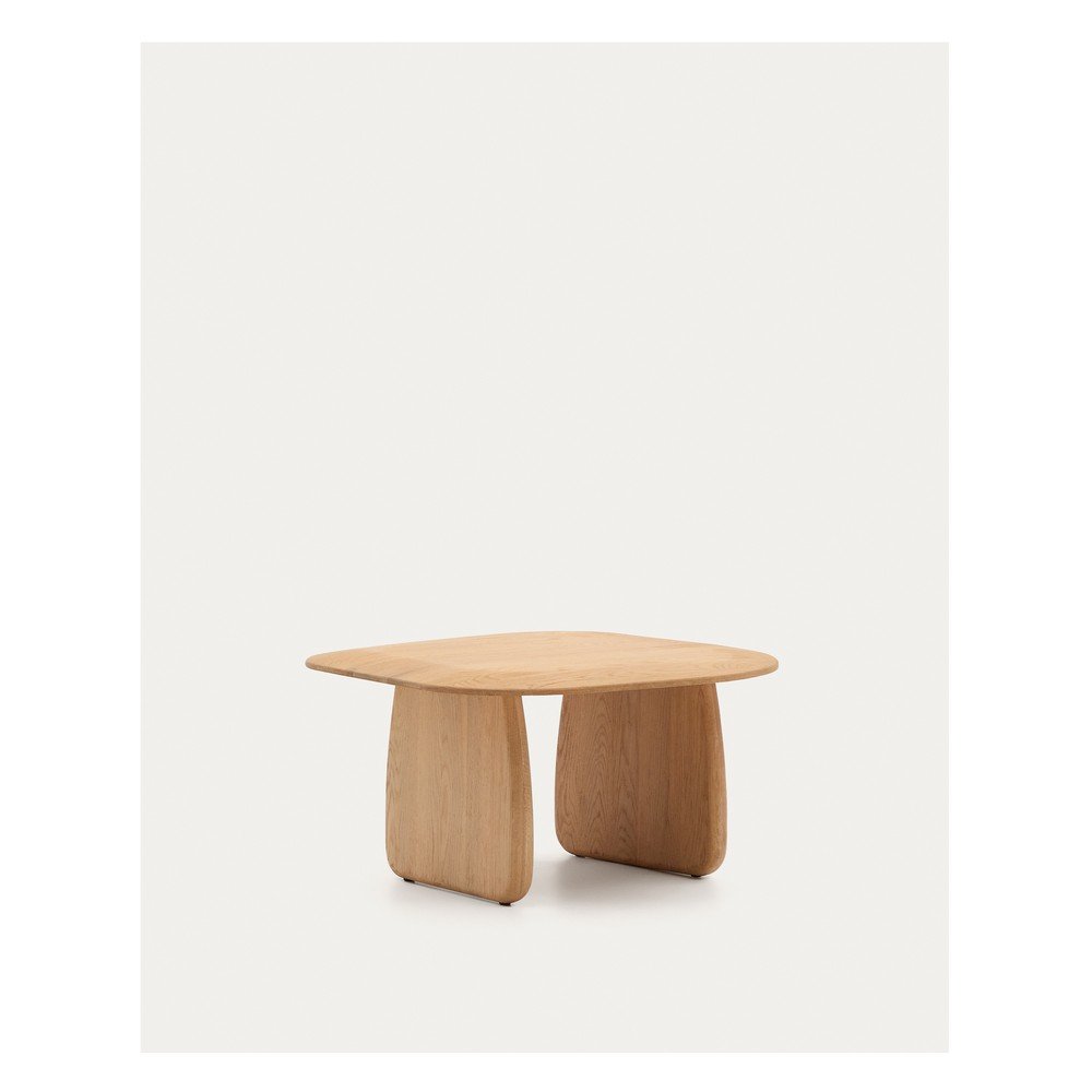 Tölgyfa tárolóasztal 70x71 cm Pirita – Kave Home